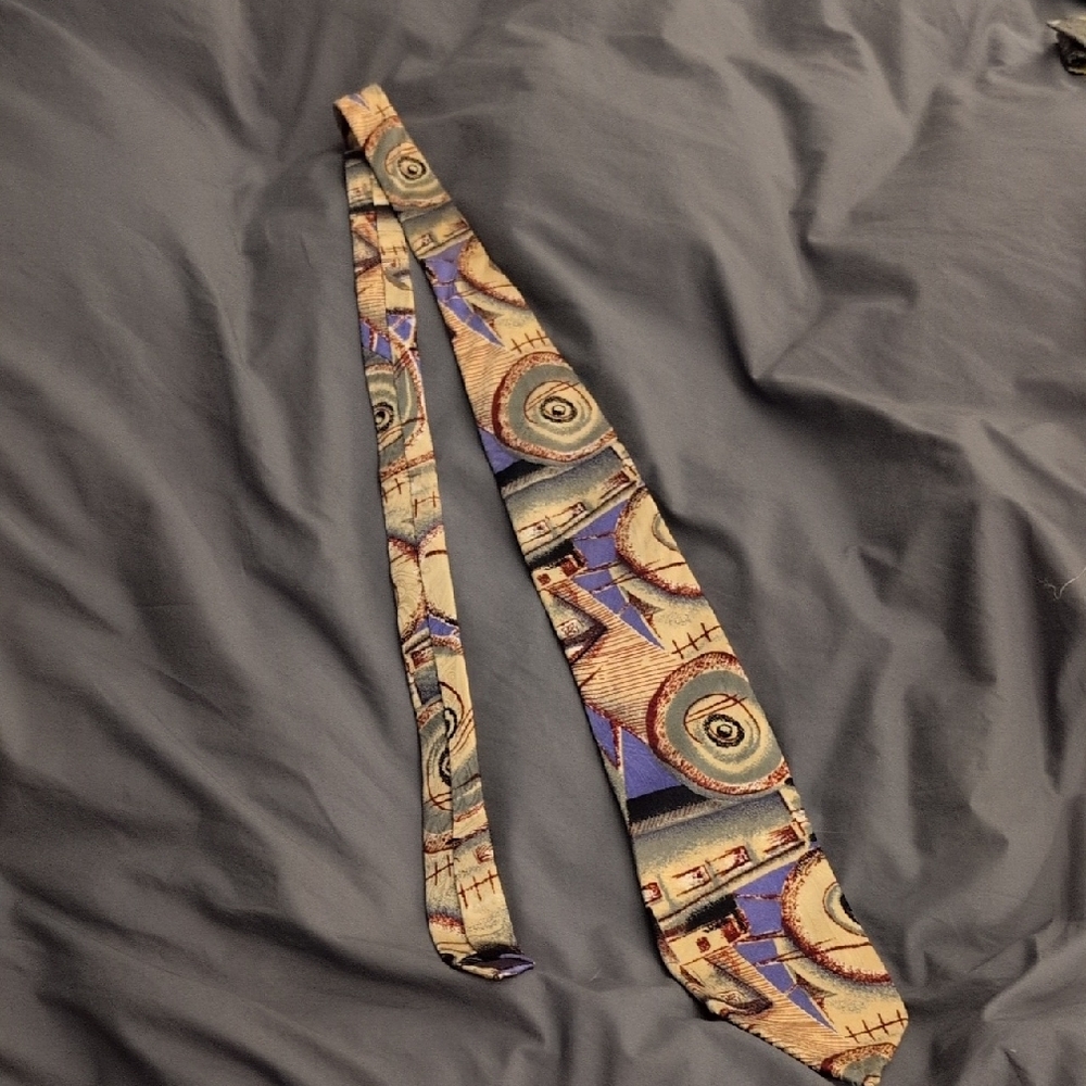 3 For 10 Dollars All Ties. Abstract Patterned Tie